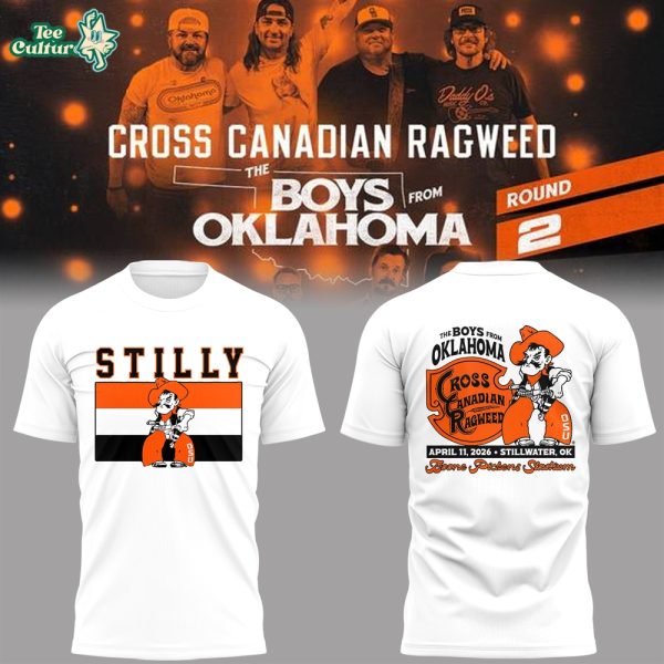 The Boys From Oklahoma Cross Canadian Ragweed 2026 White Shirt Limited Edition