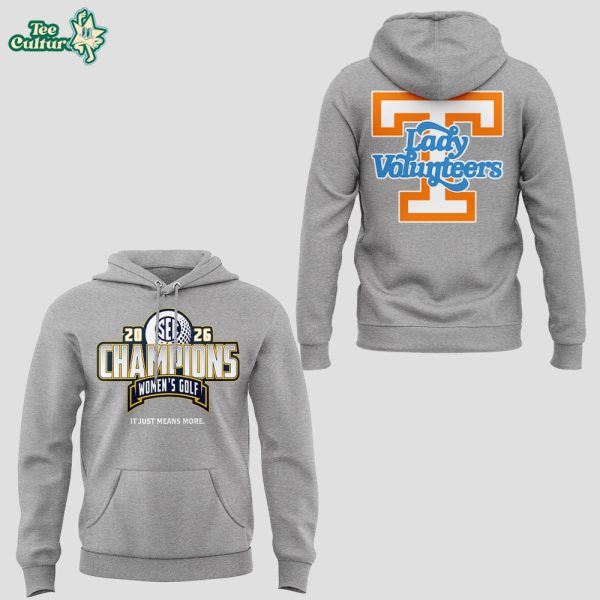 The First Time Tennessee Womens Golf SEC Champions Hoodie by Teesculture.com