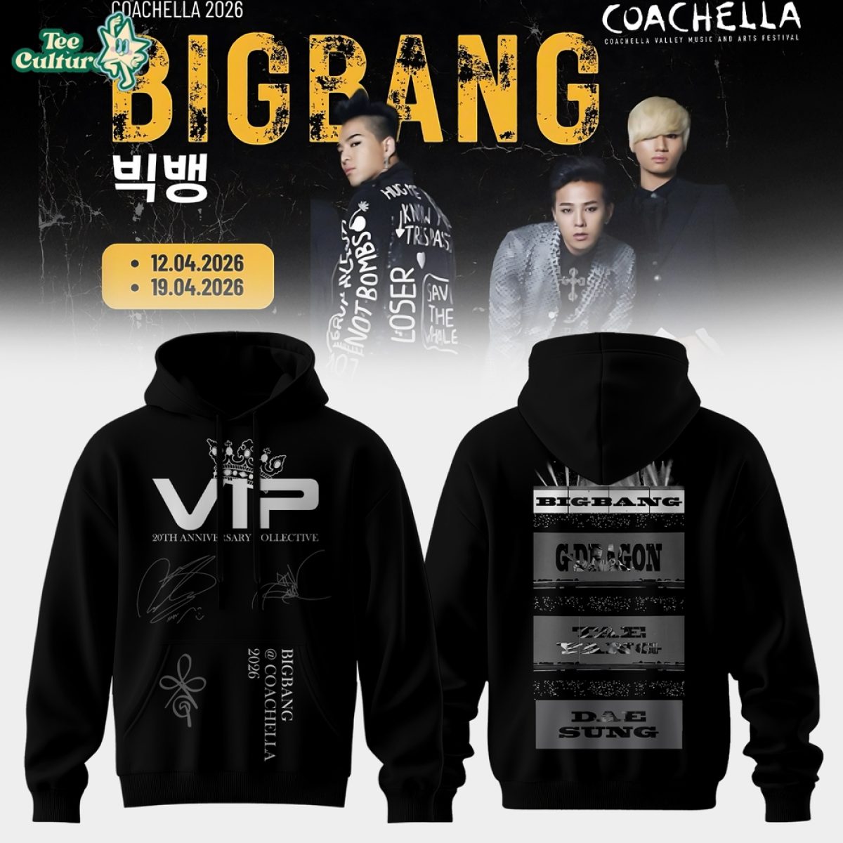 The Kings BIGBANG Return Coachella 2026 Limited Hoodie - Teesculture