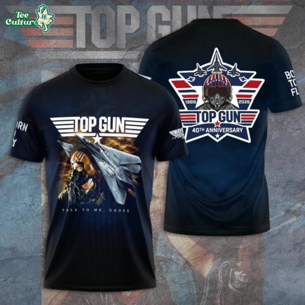Top Gun 40th Anniversary 3D T-Shirt Ver2
