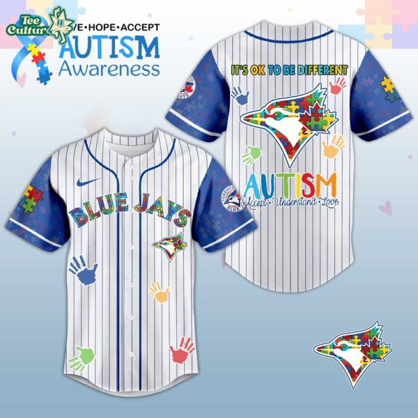 Toronto Blue Jays Autism Awareness 2026 Special Edition Baseball Jersey
