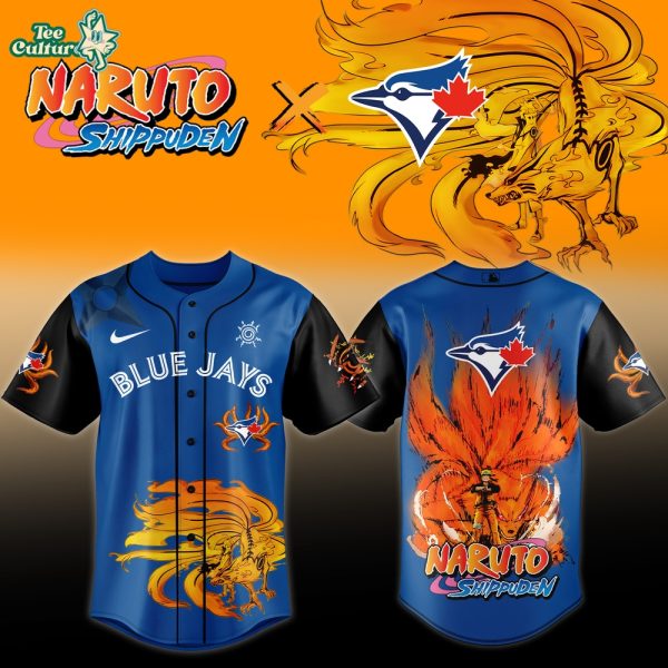 Toronto Blue Jays x Naruto Night 2026 Special Edition Anime Baseball Jersey Version 3