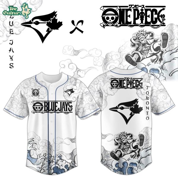 Toronto Blue Jays x One Piece Jersey 2026 Luffy Gear 5