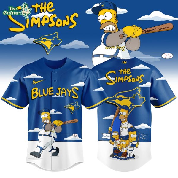 Toronto Blue Jays x The Simpsons 2026 Limited Edition Baseball Jersey
