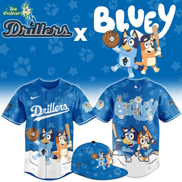 Tulsa Drillers Bluey Night Game Limited Jersey