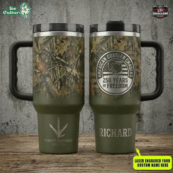 Turkey Hunting - 40oz Engraved Tumbler TET