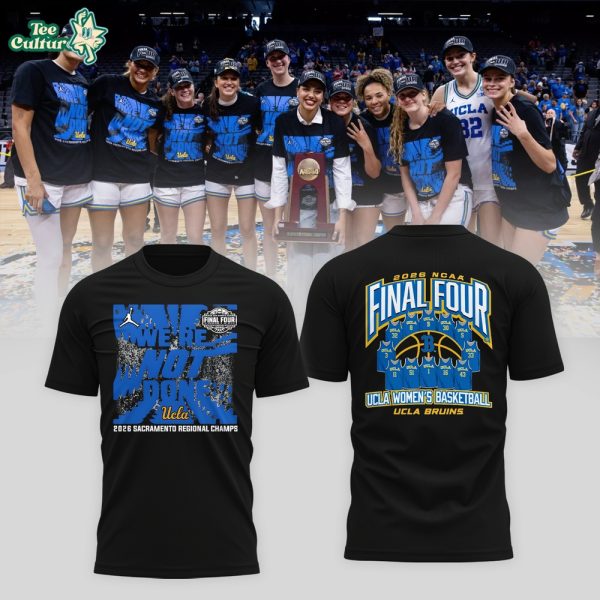 UCLA Bruins 2026 Women's Basketball Five Four Fan Graphic T-Shirt Limited Edition