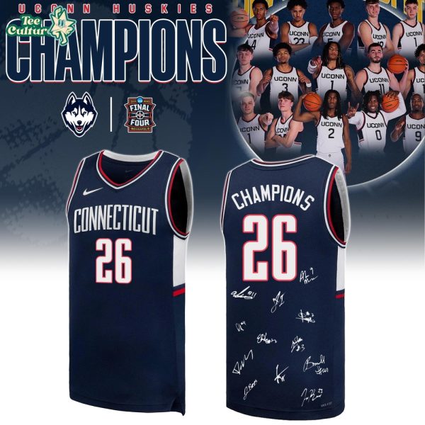 UCONN Special NCAA Basketball Champions 2026 Limited Edition Black Jersey