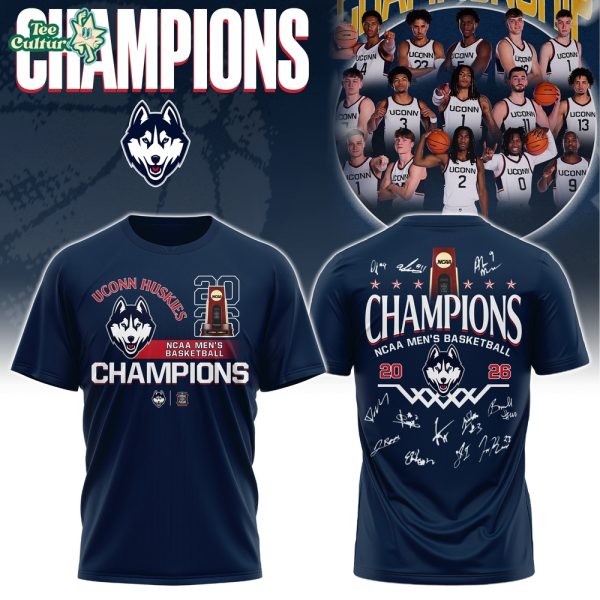 UCONN Special NCAA Basketball Champions 2026 Limited Edition T.shirt