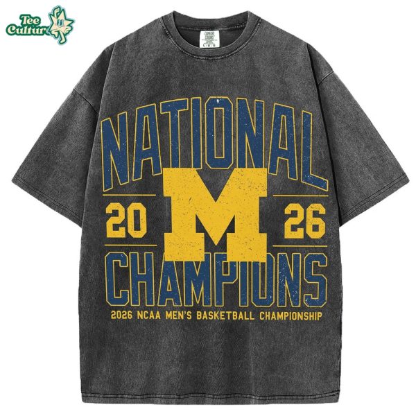 Vintage Michigan NCAA 2026 Champions T-Shirt