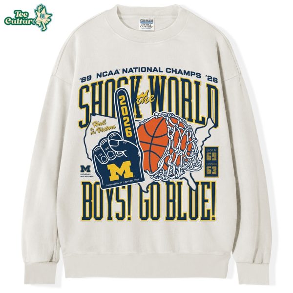 Vintage Shock the World Boys Go Blue Sweatshirt