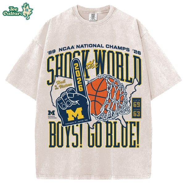 Vintage Shock the World Boys Go Blue T-Shirt