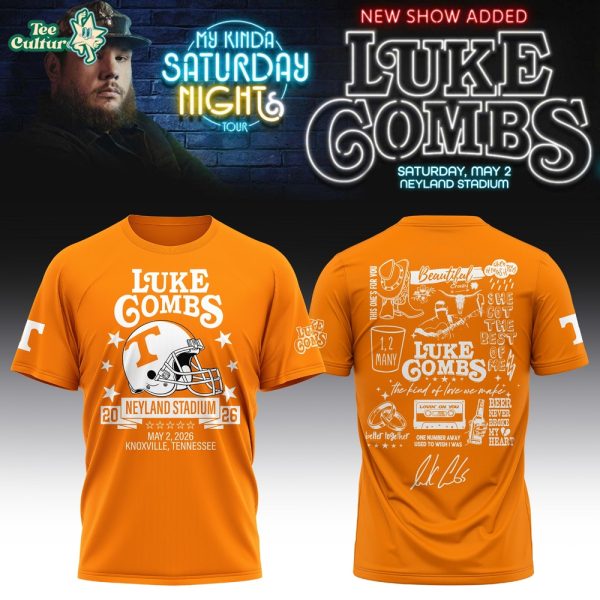 Vols x Luke Combs ”My Kinda Saturday Night Tour 2026” Limited Edition T-shirt