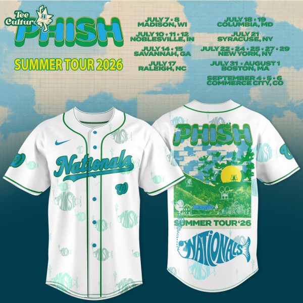 Washington Nationals MLB x Phish Summer Tour 2026 Limited Jersey