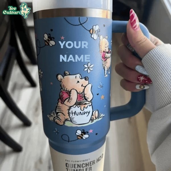 Winnie the Pooh 100 Years of Friendship - Personalized Tumbler 40OZ