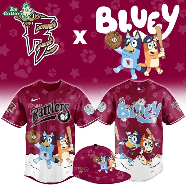 Wisconsin Timber Rattlers Bluey Night Game Limited Jersey