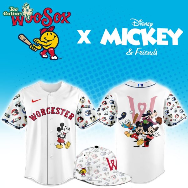 Worcester Red Sox Mickey Mouse Night Special Edition Jersey
