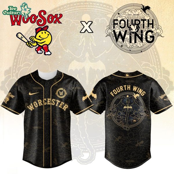 Worcester Red Sox x Fourth Wing Fantasy Limited Jersey by Teesculture.com