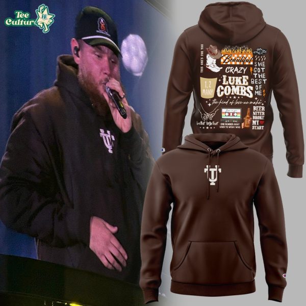 01.Luke Combs x Tennessee Volunteers My Kinda Saturday Night Tour 2026 Hoodie V2