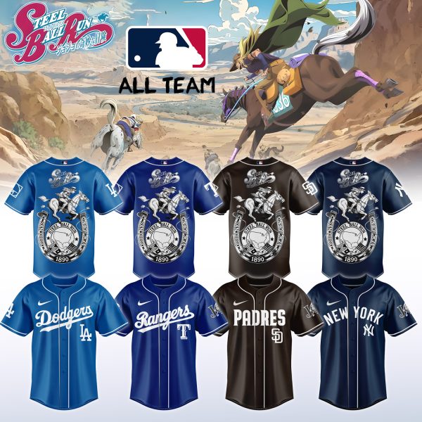 MLB ALL TEAMS x Steel Ball Run Limited Jersey V6