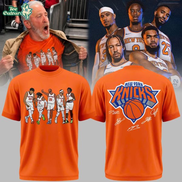2026 Exclusive T-shirts signed by Jalen Brunson, Karl-Anthony Town, sOG Anunoby, and Mikal Bridges