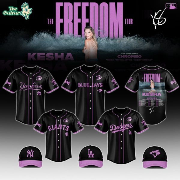 All MLB Team x Kesha x The Freedom Tour 2026 Jersey Limited Edition