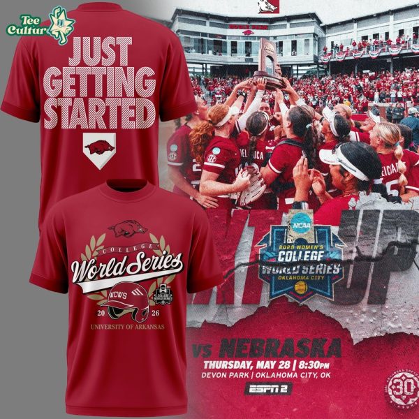 Arkansas Razorbacks Softball 2026 College World Series T-Shirt
