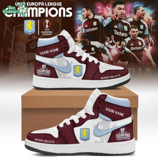 Aston Villa Special Europa League Champions 2026 Limited Edition AJ1 Shoes