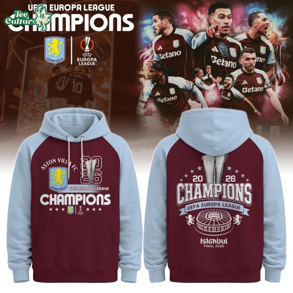 Aston Villa Special Europa League Champions 2026 Limited Edition Hoodie