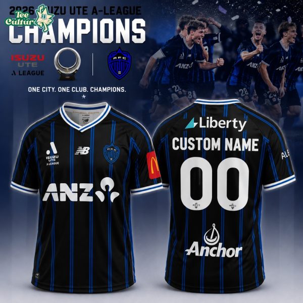 Auckland FC A-League Custom 25/26 Football Jersey - Limited Edition