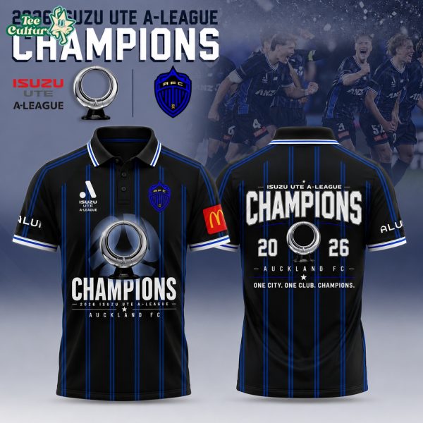 Auckland FC A-League Custom 25/26 Polo Shirt