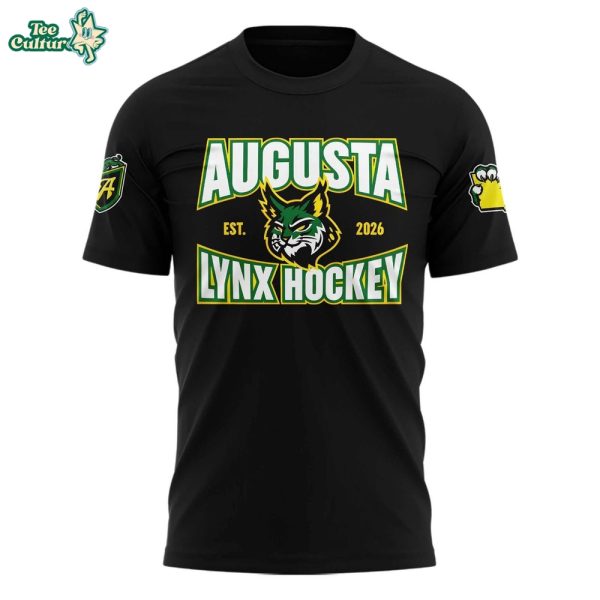 Augusta Lynx EST Prime Black Tee by Teesculture.com