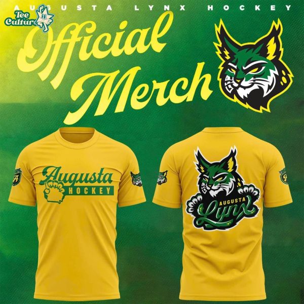Augusta Lynx Yellow Green Stroke Tee