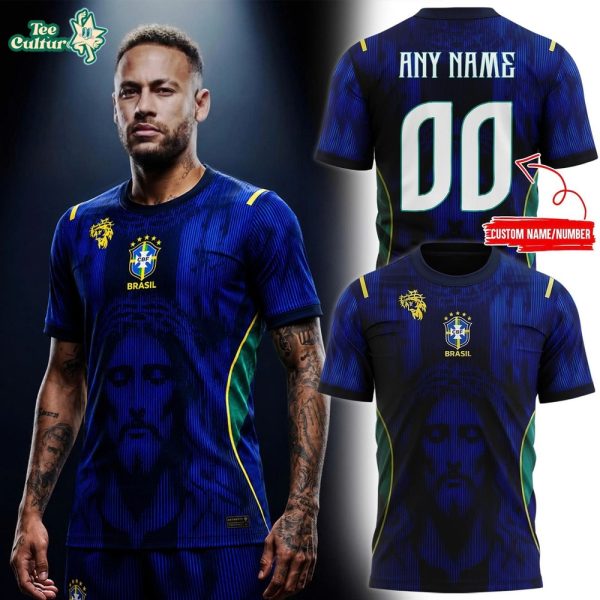 Brazil National Team Jesus Version Custom Jersey