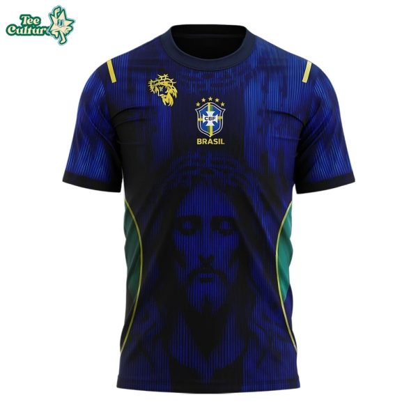 Brazil National Team Jesus Version Custom Jersey by Teesculture.com