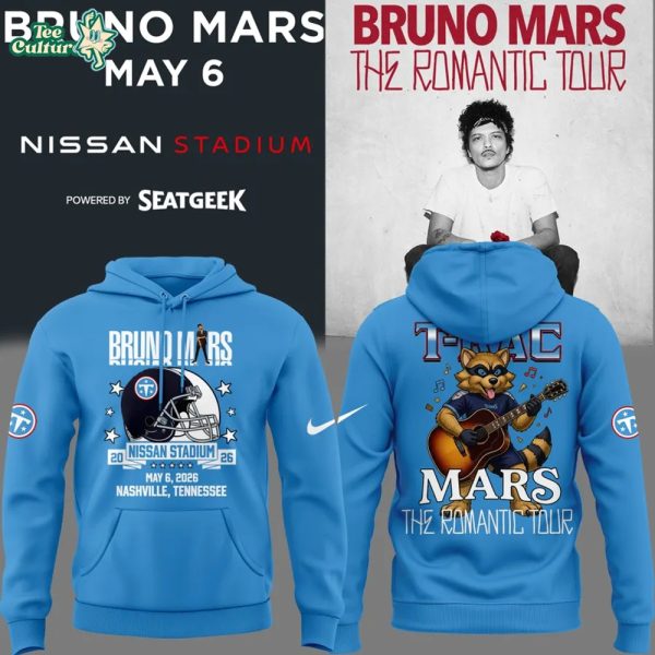 Bruno Mars x Tennessee - The Romantic Tour Music Limited Edition Hoodie