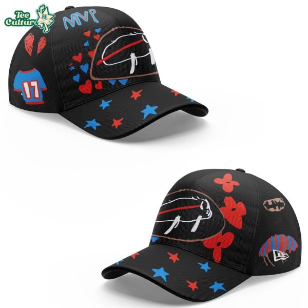 Buffalo Bills 2026 “Billustration” Black Cap