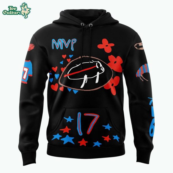 Buffalo Bills 2026 Billustration Black Hoodie by Teesculture.com