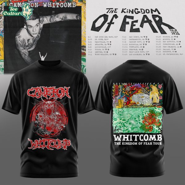 Cameron Whitcomb The Kingdom of Fear Tour 2026 Shirt