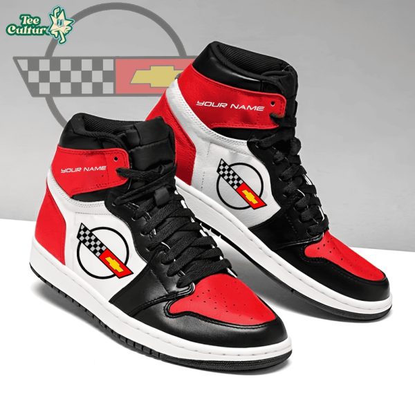 Chevrolet Carbon Flash Custom Sneakers by Teesculture.com