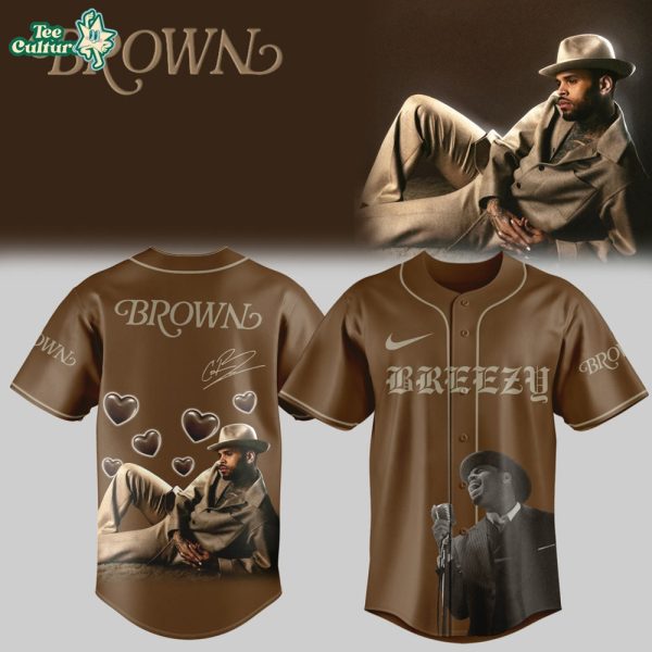 Chris Brown BROWN Album Special Baseball Jersey