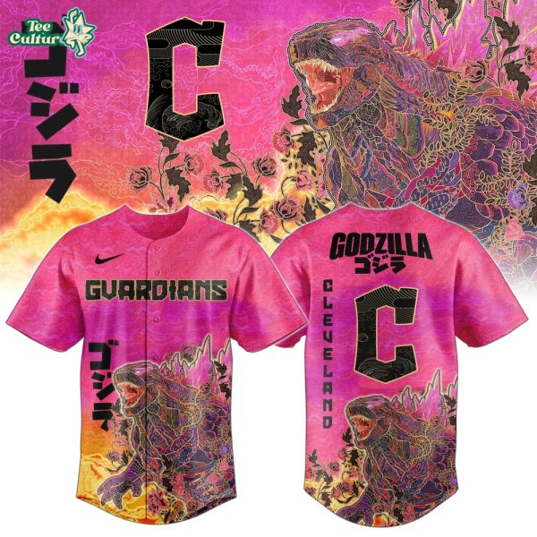Cleveland Guardians x King of Monsters Batik Jersey