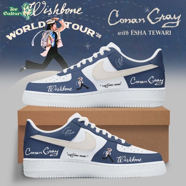 Conan Gray Wishbone World Tour 2026 Custom Air Force 1