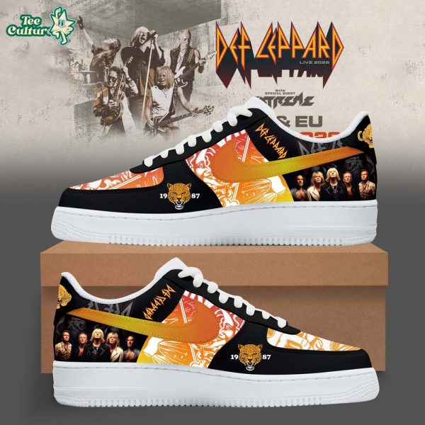 DEF LEPPARD  Pyromania Strike Extreme Tour 2026 Custom Air Force 1