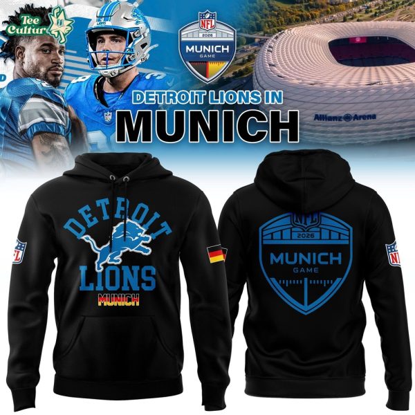 Detroit Lions NFL Munich game 2026 Hoodie