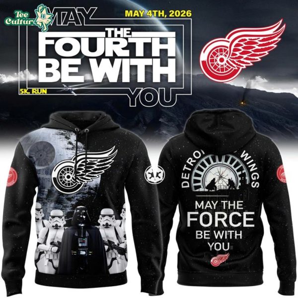 Detroit Red Wings x May the Force Be With You! Night Hoodie 2026