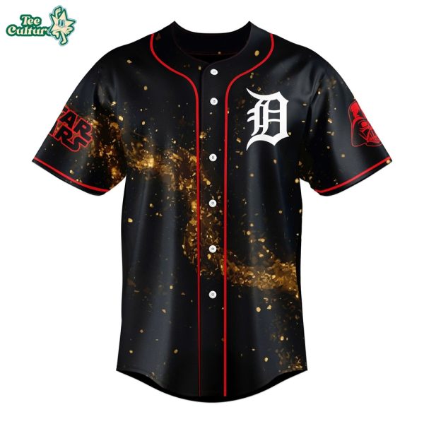 Detroit Tigers Golden Galaxy Star Wars Night baseball jersey by Teesculture.com