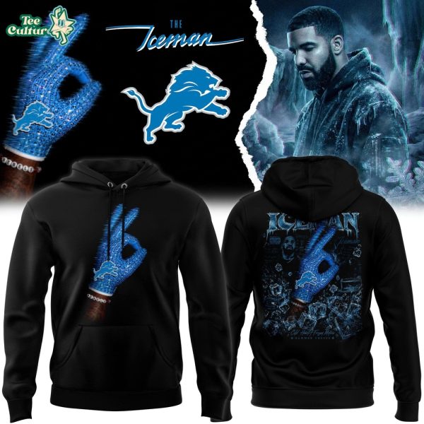 Drake Ice Man X Detroit Lions Hoodie