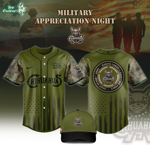 El Chihuahuas x Military Appreciation 250 America Jersey Limited Edition