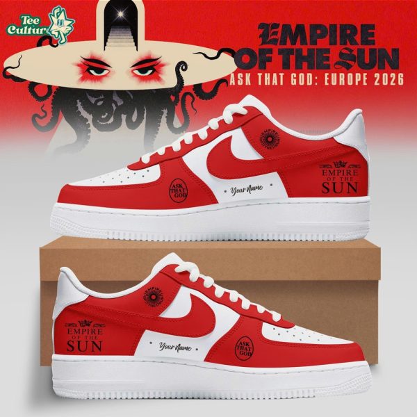 Empire Of The Sun Ask The God Tour 2026 Custom Air Force 1 Sneaker